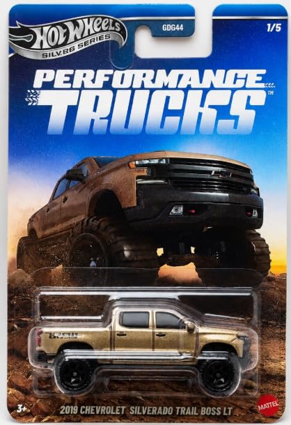 Hot Wheels Silver Series Performance Trucks 2019 Chevrolet Silverado Trail Boss LT