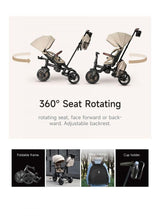 QPlay Comfo Max 7-in-1 Trike 10–72 Months Coffee
