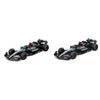 Bburago 1/43 Mercedes-AMG W15 Performance Set of 2 F1 Models #44 Lewis Hamilton #63 George Russel
