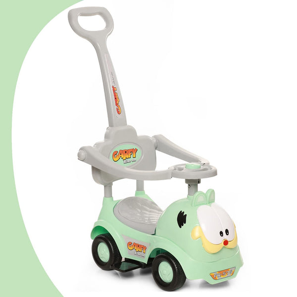 Dash Gaffy 3 in 1 Ride On with Removable Parental Handle - Musical Push Car with Utility Storage Toy Box - 1 to 3 Years