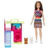 Barbie Pet Playhouse Doll & Playset Standard Size Multicolour