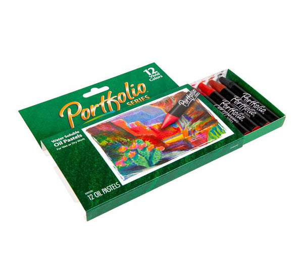 Crayola Portfolio Series Water Soluble Oil Pastels 12 Vivid Colors