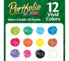 Crayola Portfolio Series Water Soluble Oil Pastels 12 Vivid Colors