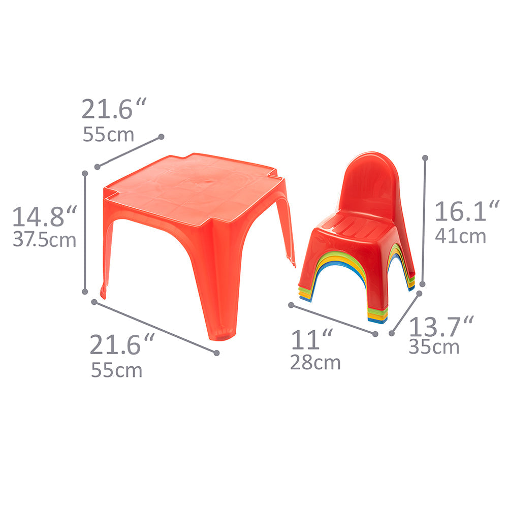 Starplast 1 Table & 4 Chair