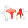 Starplast 1 Table & 4 Chair