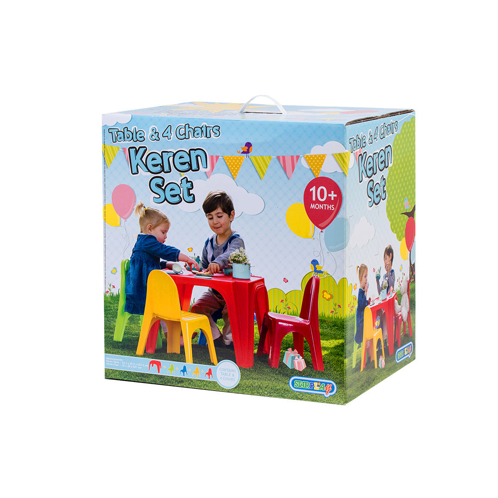 Starplast 1 Table & 4 Chair
