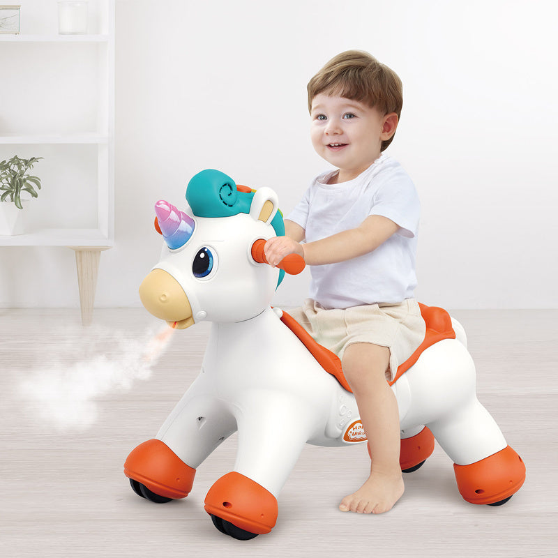 Hola 3-in-1 Rock & Ride Spray Unicorn 18M+ Multicolor