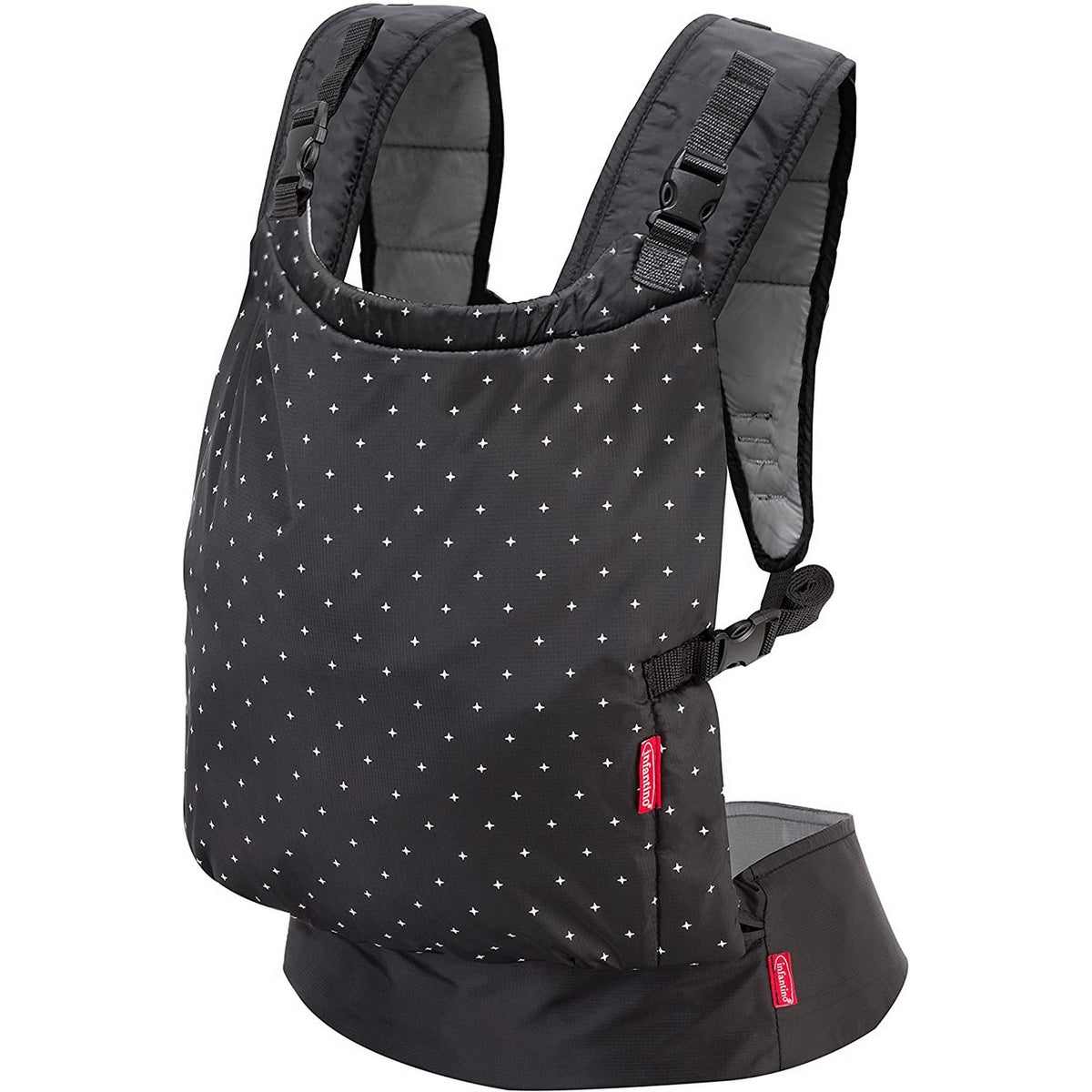 Infantino Zip Ergonomic Travel Carrier 2-Way 5.4–18.1kg – Black