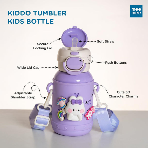 Mee Mee Kiddo Tumbler Kids Insulated Water Bottle 550ml – Purple