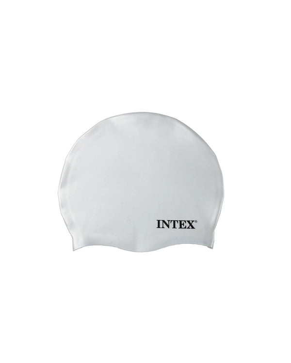 Intex Silicone Swim Caps - White