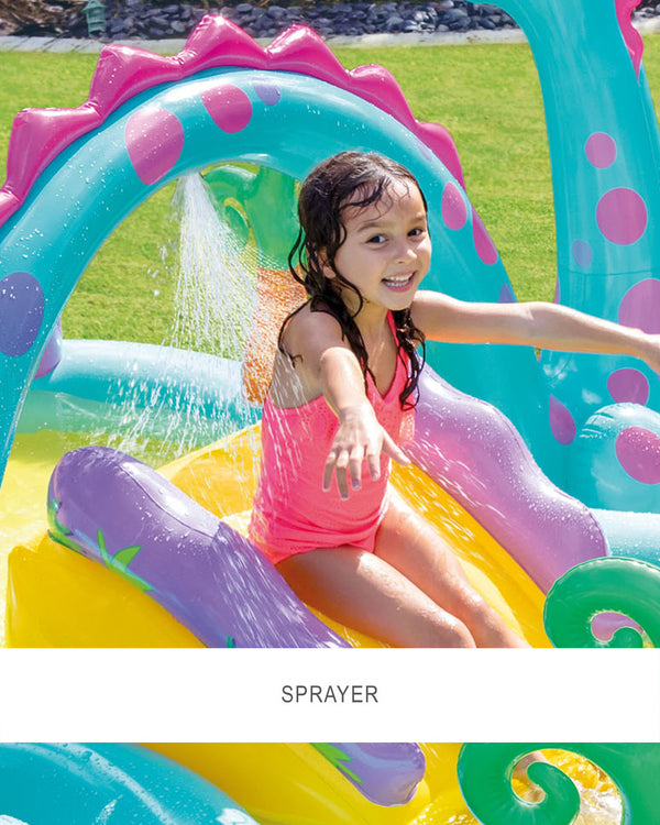 Intex Dinoland Inflatable Play Center With Slide 2Y+