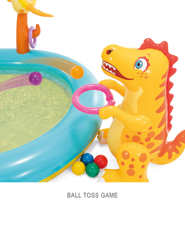 Intex Dinoland Inflatable Play Center With Slide 2Y+