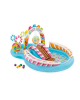 Intex Candy Zone Inflatable Play Center with Slide 2Y+ – Multicolor