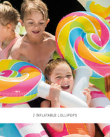 Intex Candy Zone Inflatable Play Center with Slide 2Y+ – Multicolor