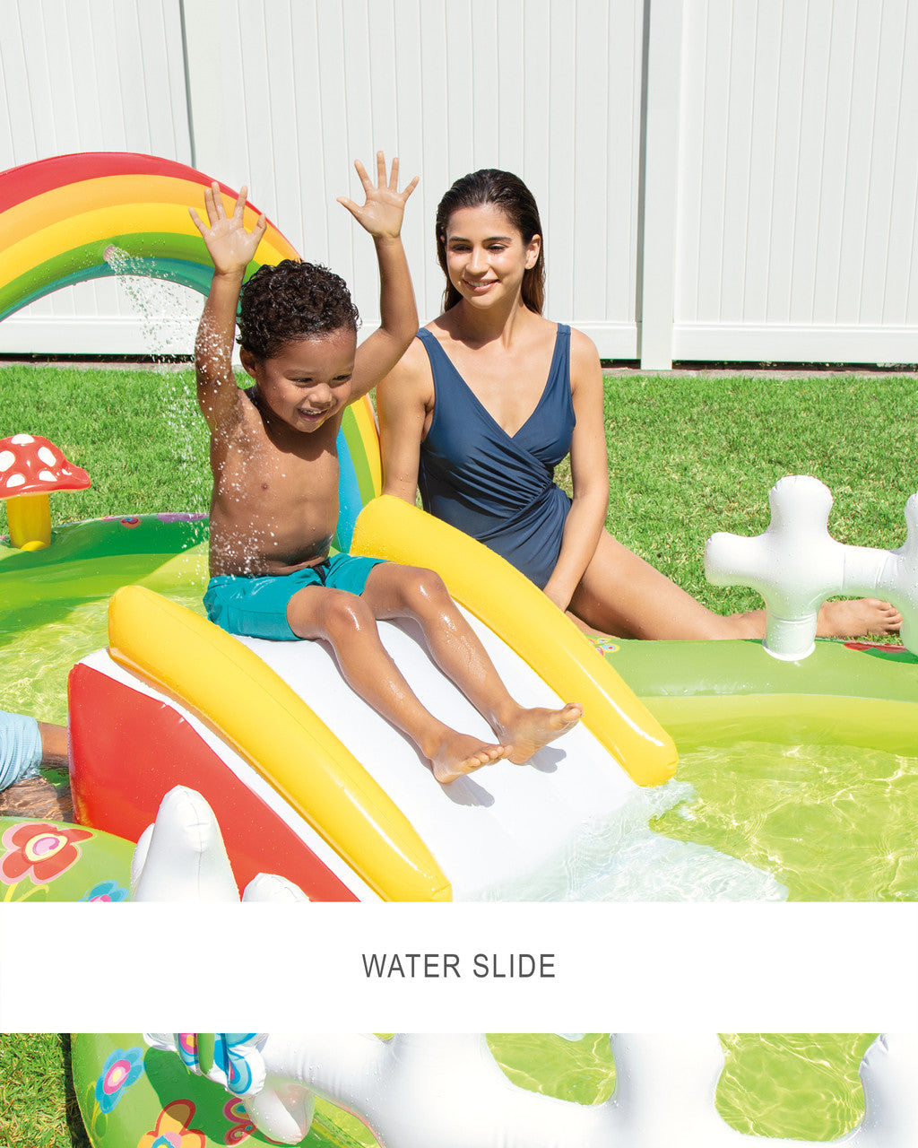 Intex My Garden Inflatable Play Center with Slide 290 x 180 x 104 cm Multicolor