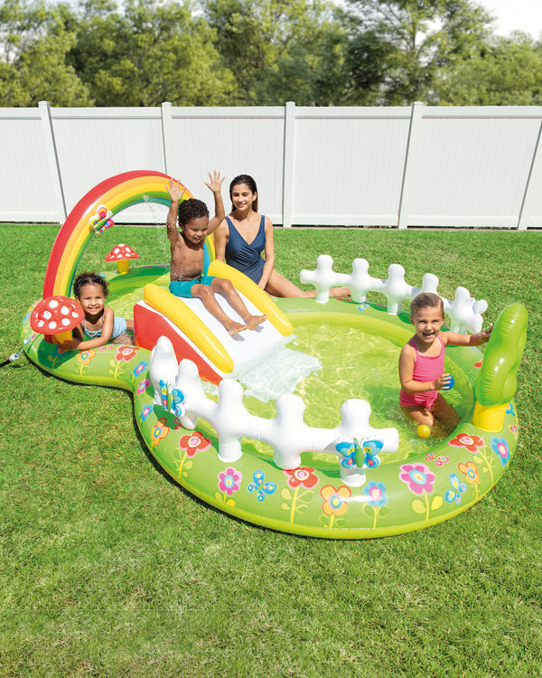 Intex My Garden Inflatable Play Center With Slide 2Y+