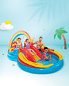 Intex Rainbow Ring Inflatable Play Center With Slide 2Y+