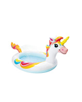 Intex Unicorn Inflatable Spray Kiddie Pool 50 x 40 x 27 Inches White/Blue