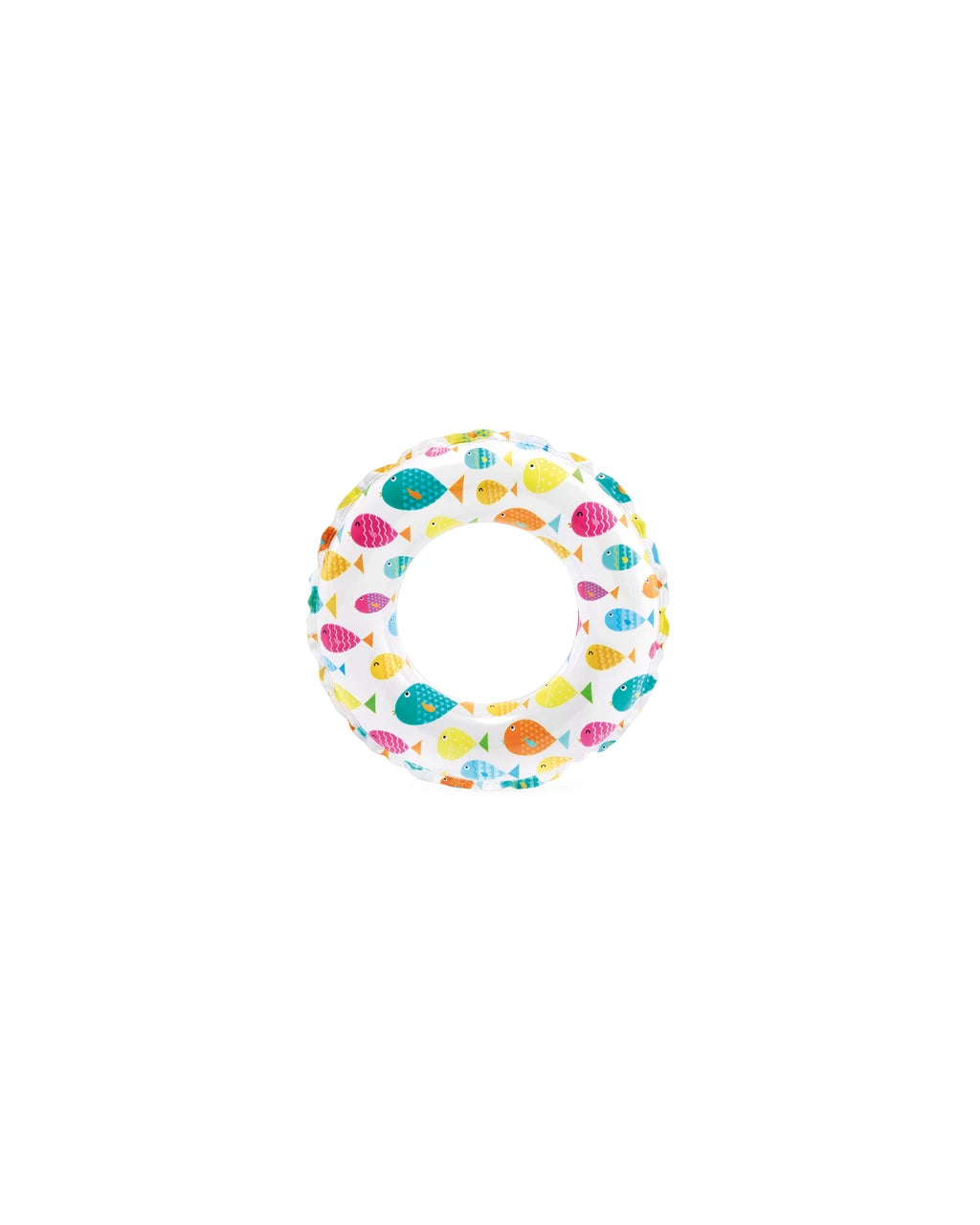 Intex Lively Print Inflatable Swim Ring 20in 3–6Y – Assorted