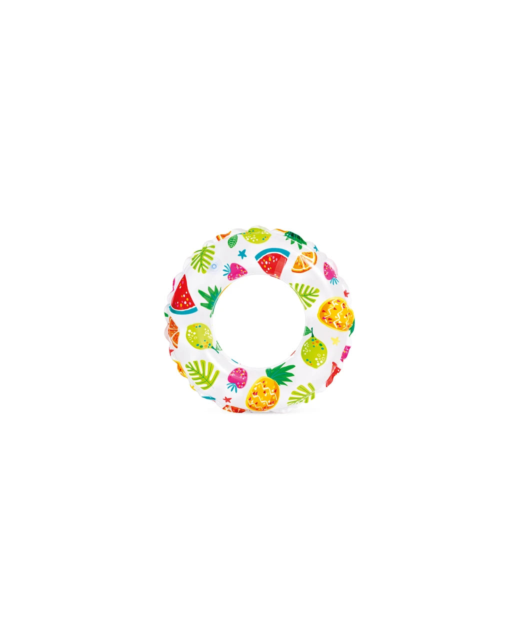 Intex Lively Print Inflatable Swim Ring 20in 3–6Y – Assorted