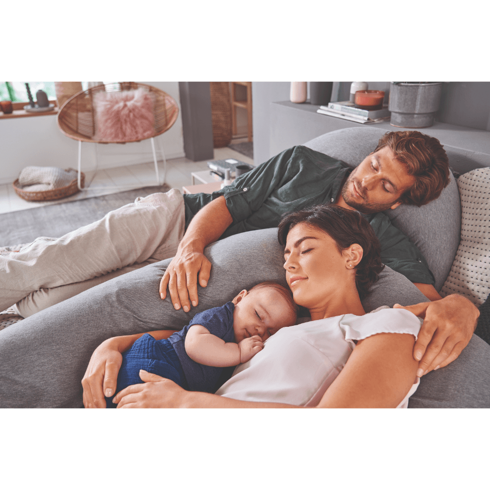 Theraline The Original Maternity & Nursing Pillow 190 × 40 cm King of the Desert Taupe