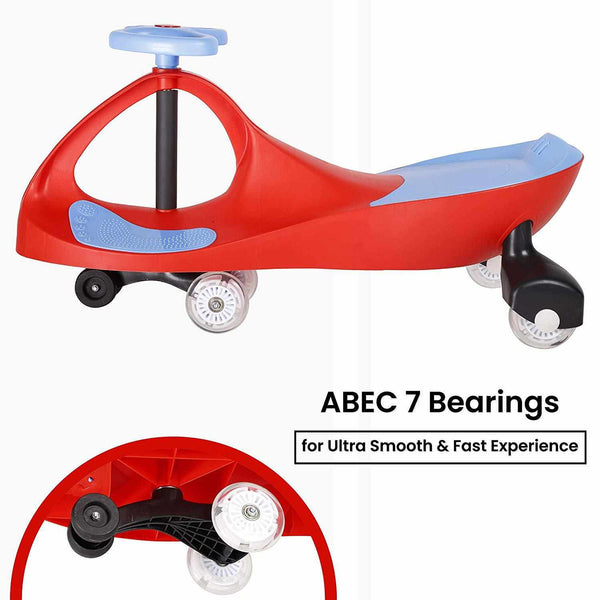 R For Rabbit Swing Car Iya Iya Red Blue