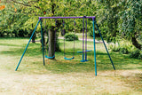 Plum Metal Jupiter Double Swing And Glider Set