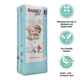 Bambo Nature Premium Baby Tape Diapers Size 4 Large 7–14 kg – 48 Count