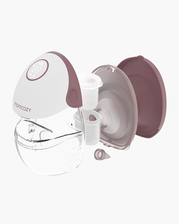 Momcozy - M6 Mobile Style Hands Free Breast Pump - Red