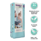 Bambo Nature Premium Baby Tape Diapers Size 6 XXL – 16+ kg, Pack of 40