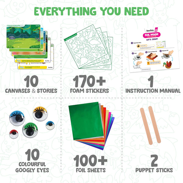 Smartivity Foil Magic - Animal Wisdom Tales 4 - 8Y