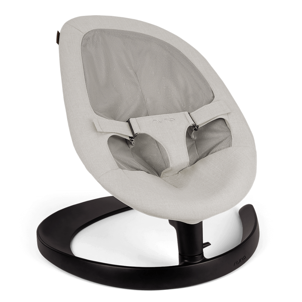 Nuna LEAF Grow Baby-to-Big-Kid Bouncer with Toy Bar – Driftwood
