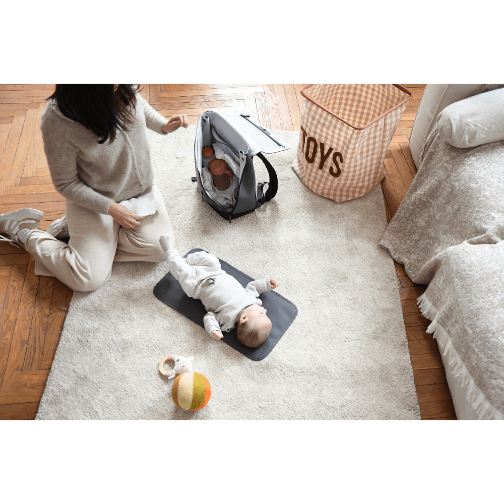 BÉABA Oslo Diaper Backpack 19L – Mineral Grey