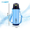 Probott Tom Hot & Cold Insulated Bottle with Straw Strap 500ml - Assorted