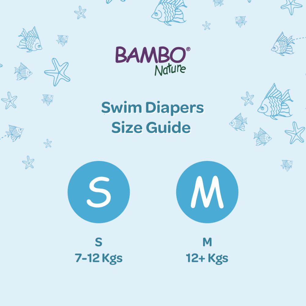 Bambo Nature Disposable Swim Pants Size M 12+ kg – 12 pcs
