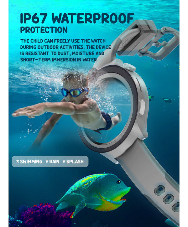 Spiky Cacus 4g Video & Voice Calling Smartwatch with GPS - Black