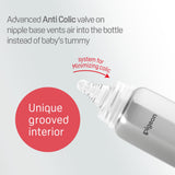 Pigeon steel bottle 140ml S size with plastic hood & cap (natural)