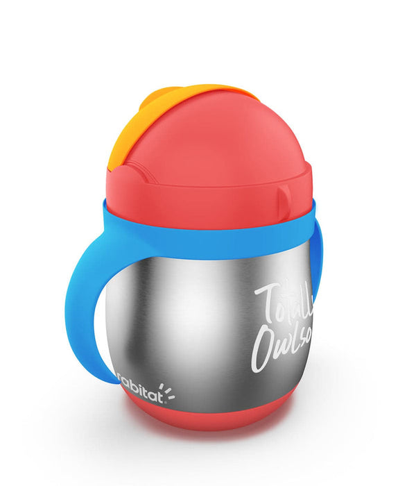 Rabitat First Step Gravity Training Sipper With Weighted Straw - Bunny Boo