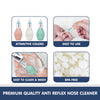 Hopop ® Anti-Reflux Baby Nose Cleaner, Gentle & Safe Nasal Aspirator