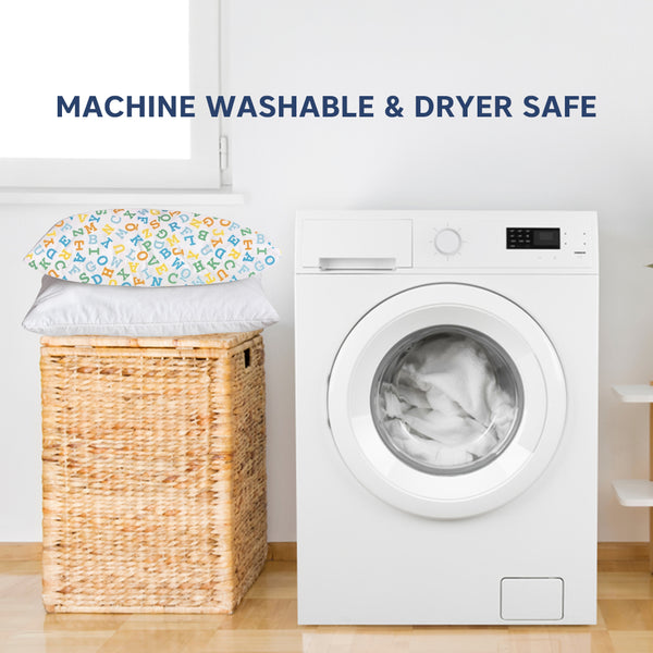 Hopop Soft & Breathable Premium Cotton Toddler Pillow with Pillowcase - Assorted