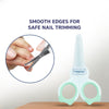 Hopop Baby Safety Nail Scissors with Rounded Head - Green