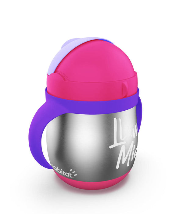 Rabitat First Step Gravity Training Sipper With Weighted Straw - Bunny Boo