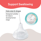 Pigeon Softlatch Peristaltic plus Nipple - 0M+ SS