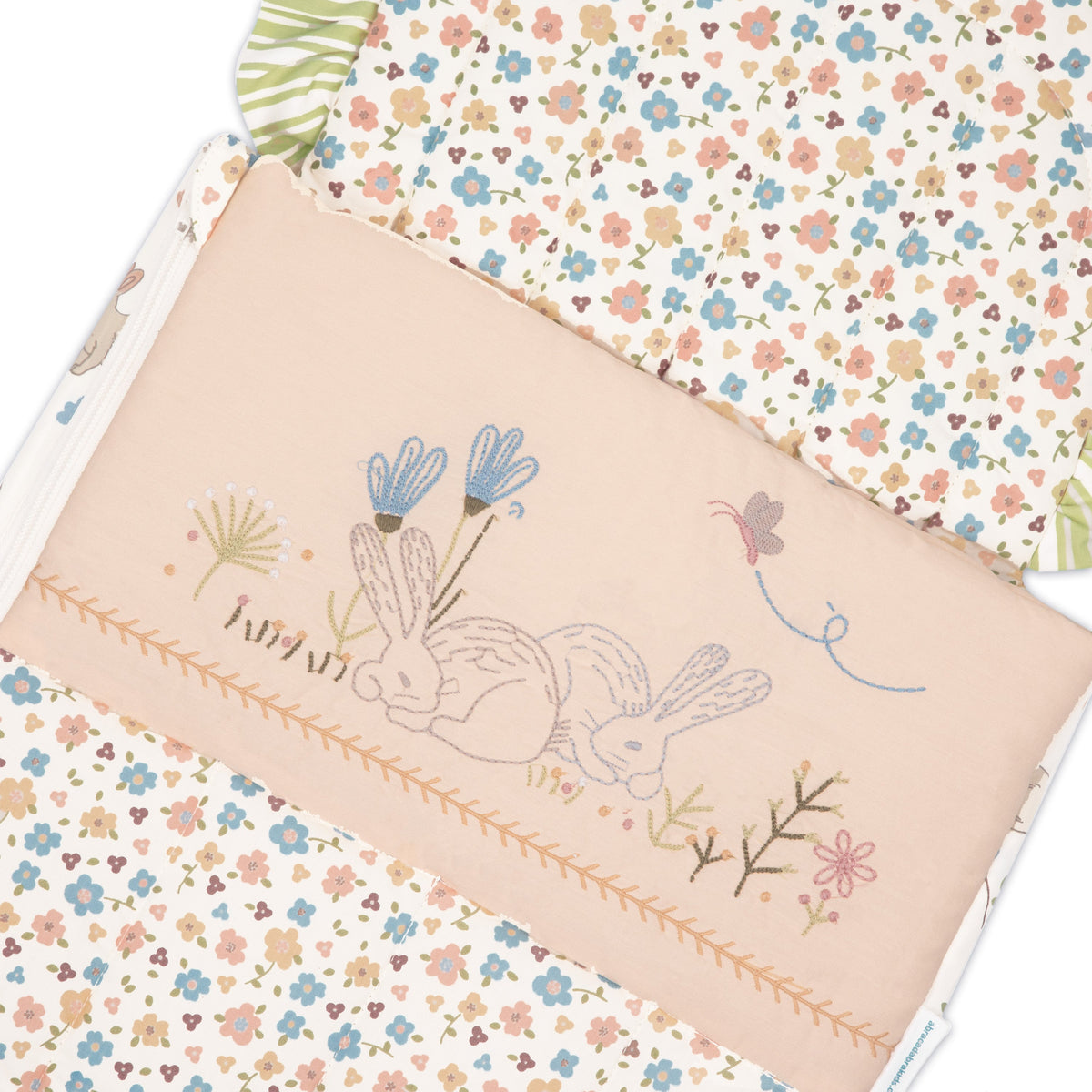 Abracadabra Quilted Baby Nest Bag – Bunny Garden