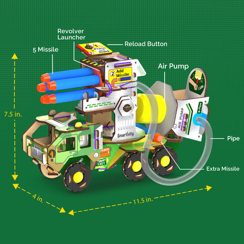 Smartivity Missile Truck 8 - 14Y