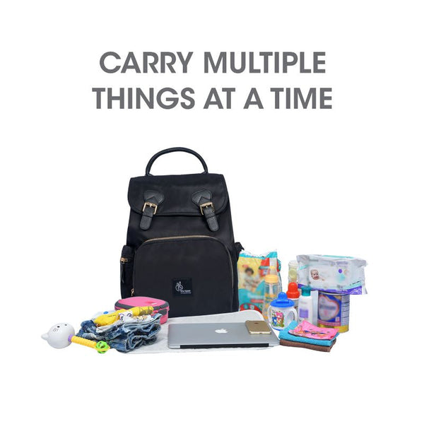 R For Rabbit Diaper Bag Caramello Bliss Black