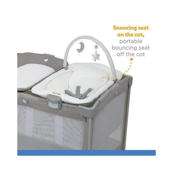 Joie Travel Cot Commuter™ Change Bounce - Starry Night