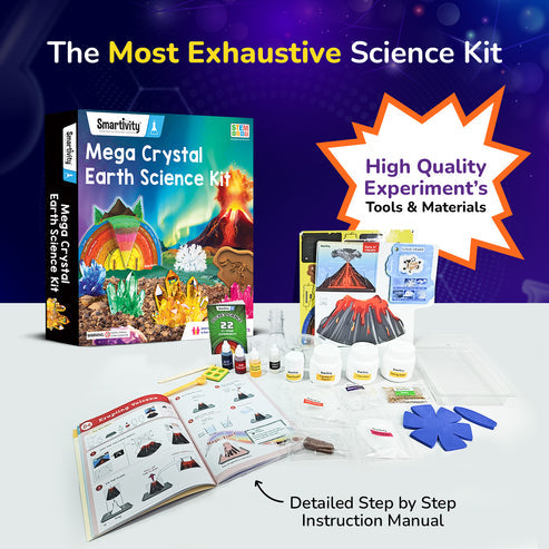 Smartivity Mega Crystal Earth Science Kit 8-14Y