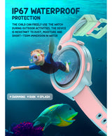 Spiky Cacus 4g Video & Voice Calling Smartwatch with GPS - Pink
