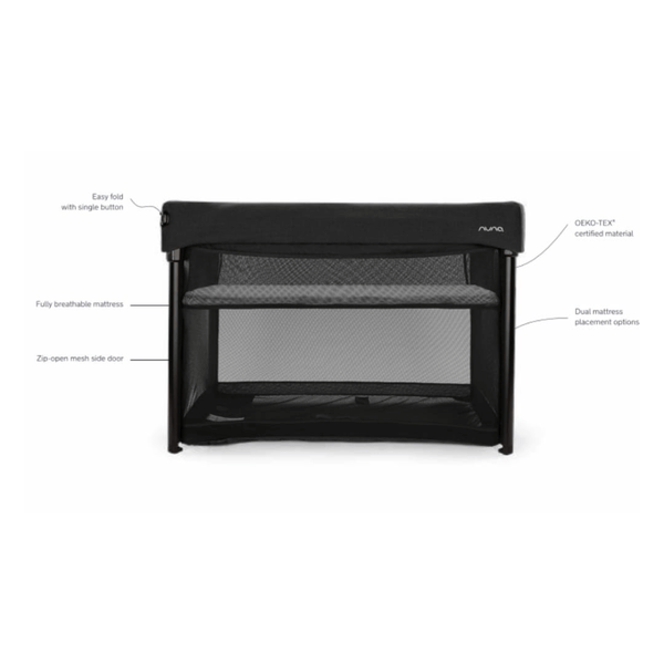 Nuna Paal Play Yard - Caviar